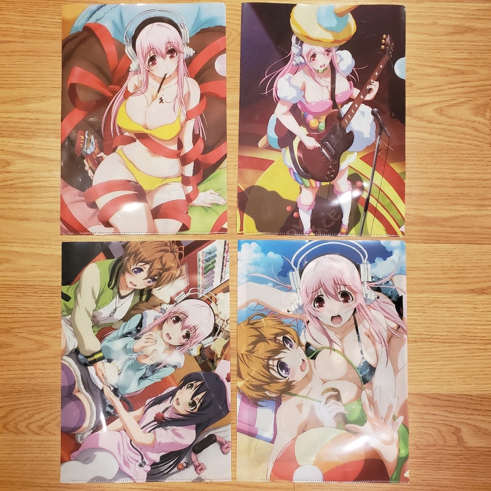 SOLD  Super Sonico folders from Japan